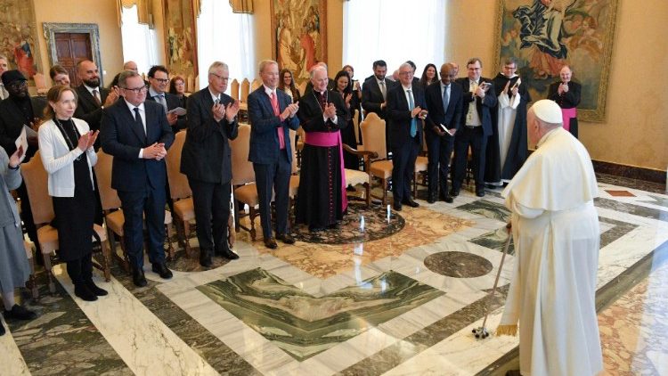 Spotkanie Papieża Franciszka z uczestnikami tzw. Dialogów Minerwy, 27 marca 2023
