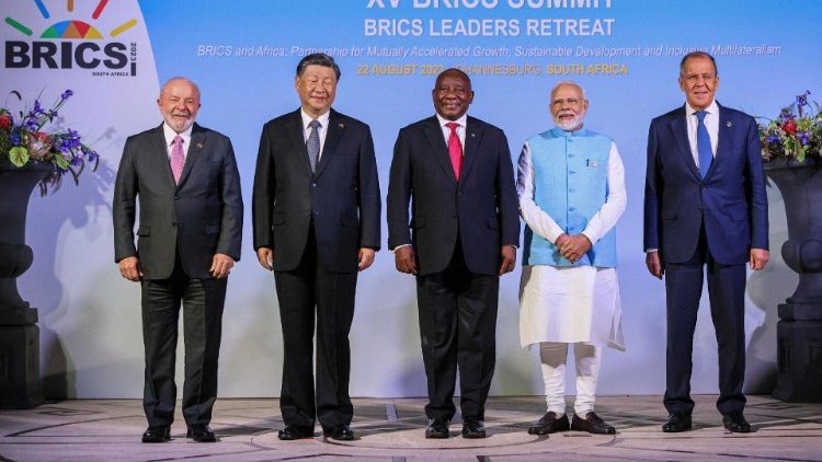 I capi di Stato e di governo partecipanti al vertice Brics in Sudafrica