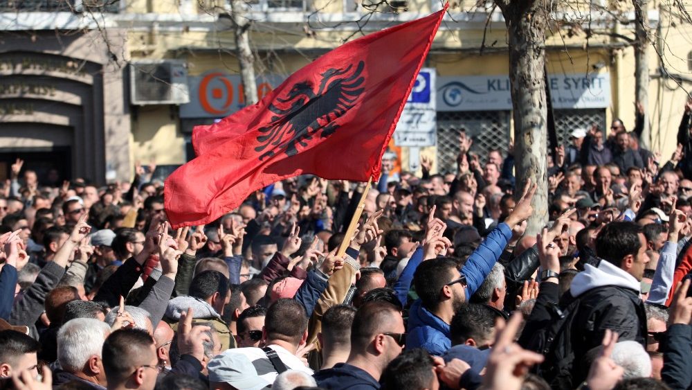 albania-s-national-flag-is-pictured-during-an-1550757560169.JPG