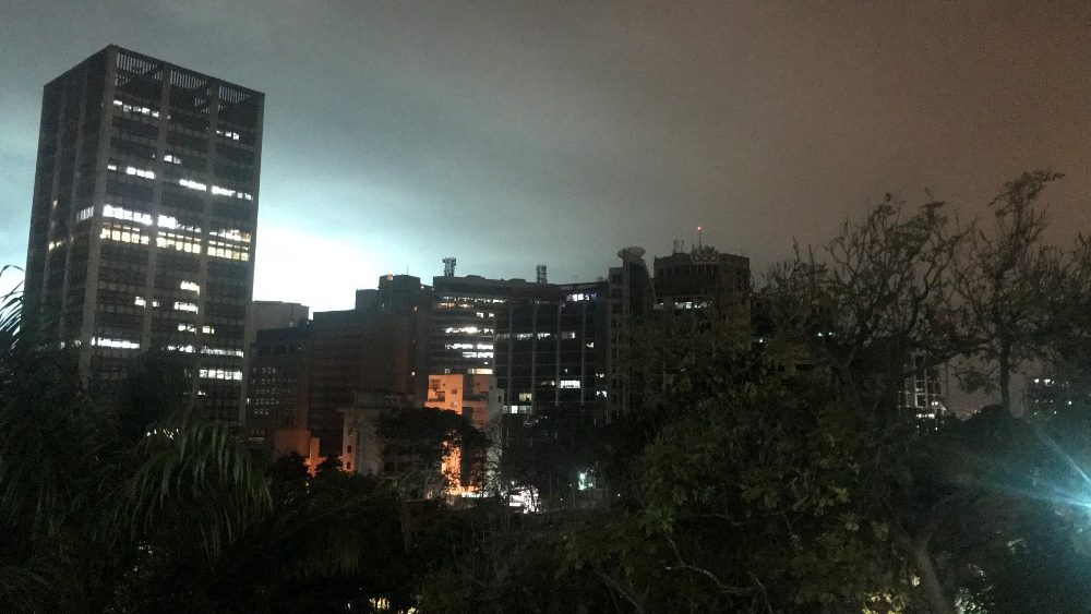 Buio a Caracas per il blackout