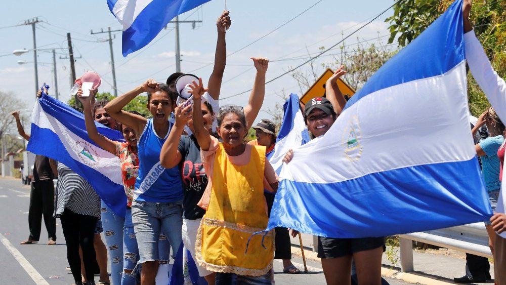 La manifestazione per la democrazia