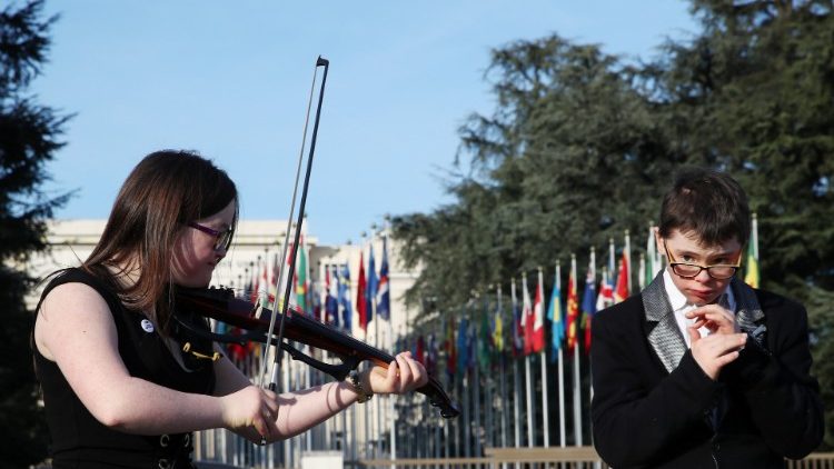 Kinder mit Down-Syndrom 