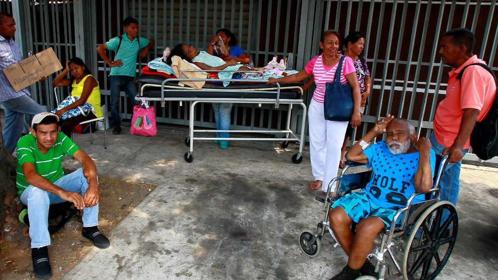Pazienti di un ospedale a Maracaibo