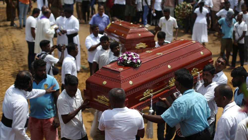 I funerali delle vitime