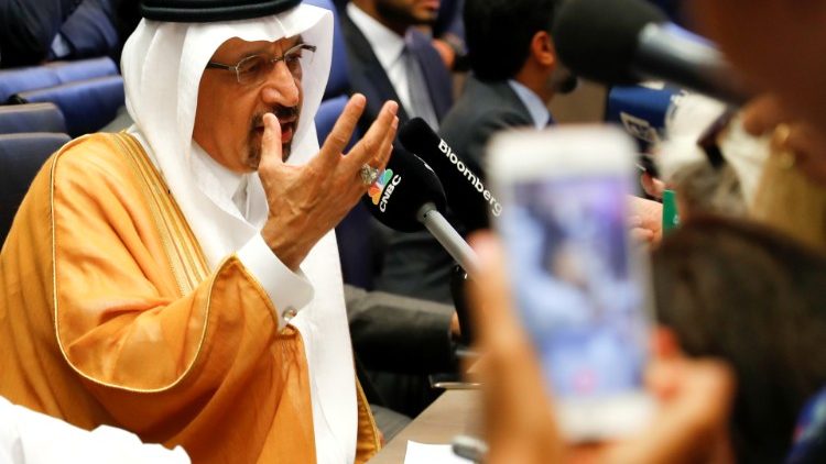 Der saudische Minister Khalid Al-Falih in Wien 