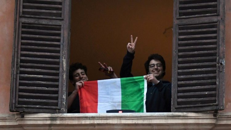 Italian families stay indoors due to Coronavirus outbreak