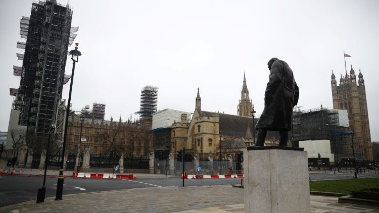 Image d'illustration. Vue sur la cathédrale de Westminster à Londres. 