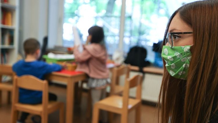 Kinder in einer Vorschule in Berlin