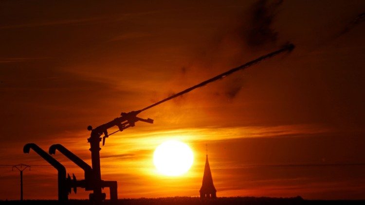 Irrigazione di un campo