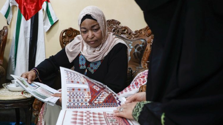 A Palestinian refugee woman in Jordan.