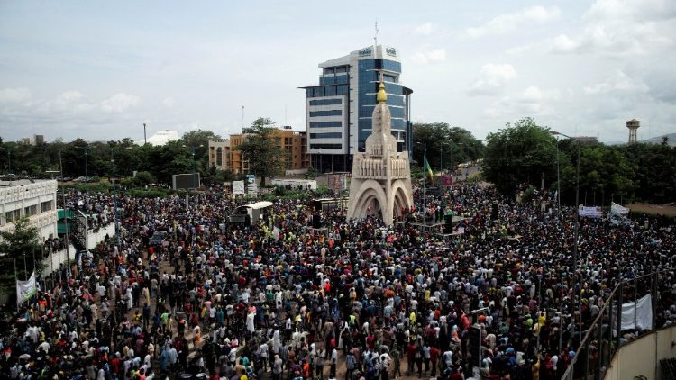 Protest gegen die Regierung in Mali
