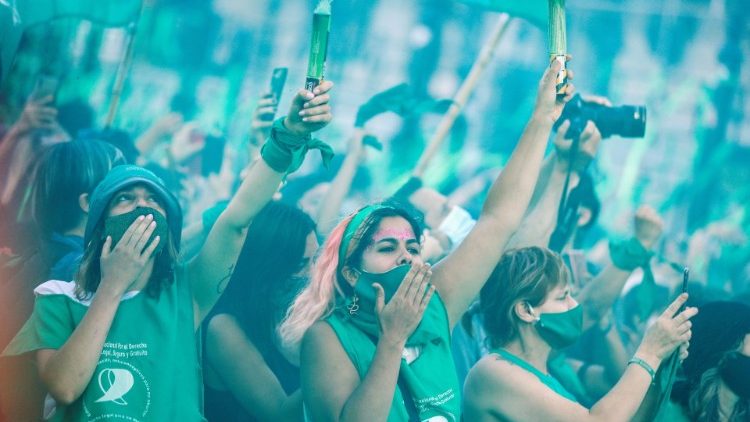 Aktivisten demonstrieren am 18. November in Buenos Aires für Abtreibung