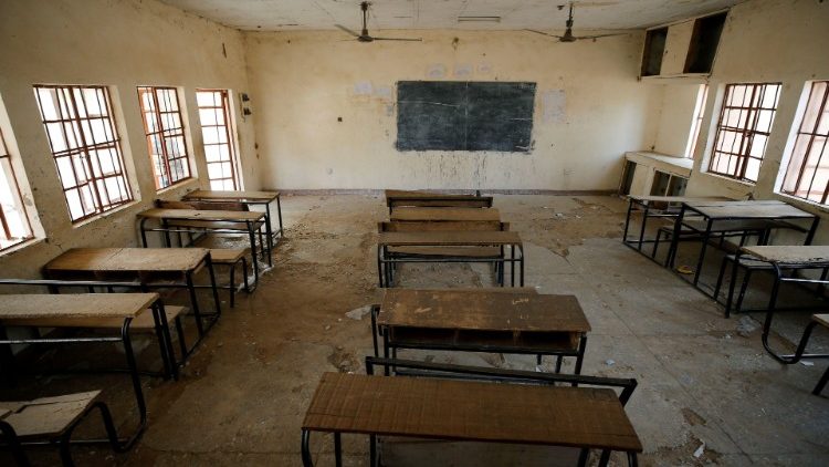 Nigeria, un'aula vuota in una scuola (foto d'archivio)