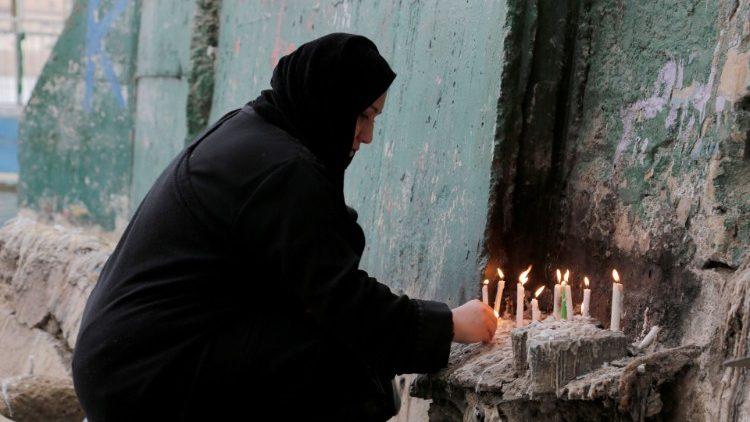 Islamische Pilgerin in Bagdad