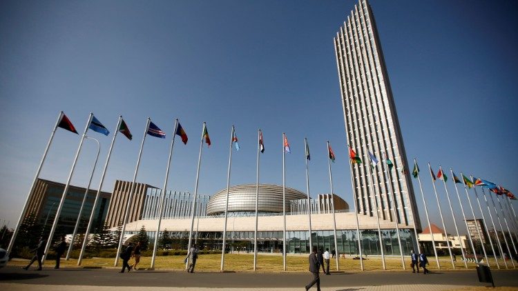 Sede da União Africana em Addis Abeba, Etiópia