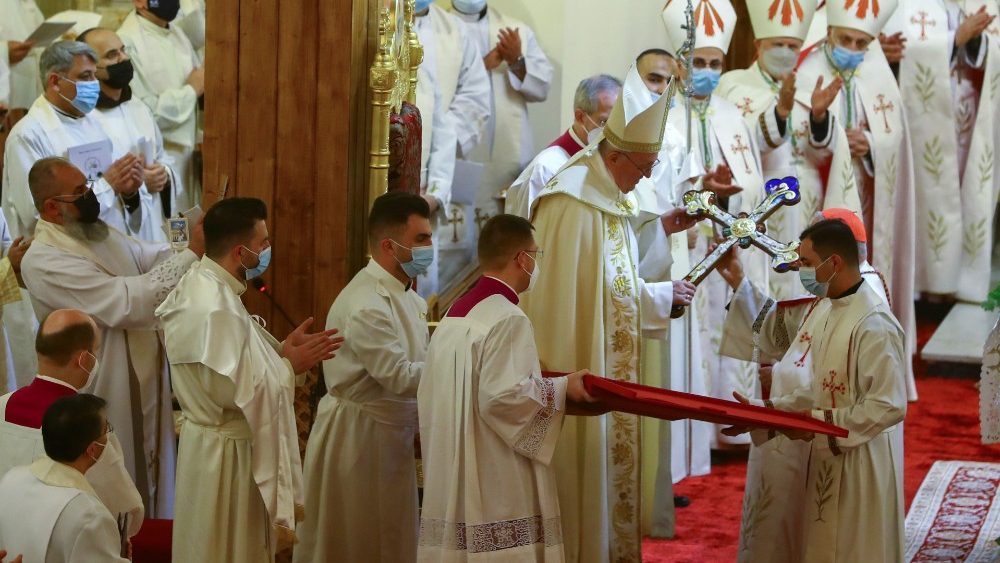 Chaldejská katedrála sv. Jozefa v Bagdade, 6. marca 2021