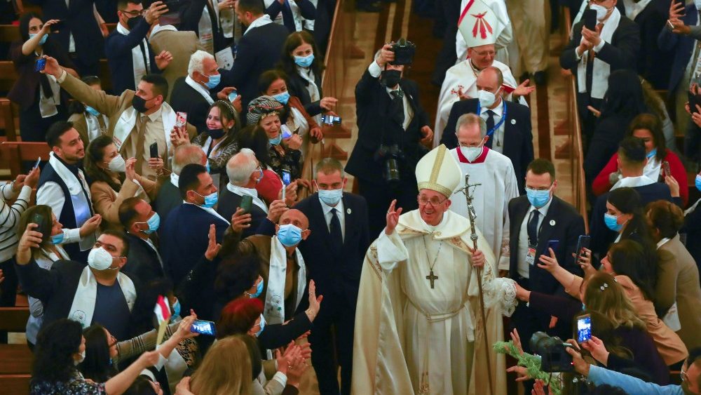 Chaldejská katedrála sv. Jozefa v Bagdade, 6. marca 2021