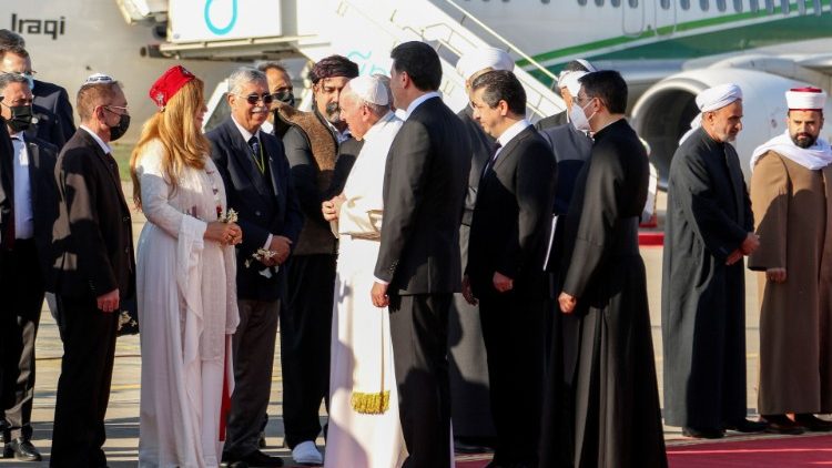 Acolhida no Aeroporto de Erbil