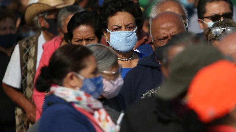 Eine Straße in Mexiko Stadt