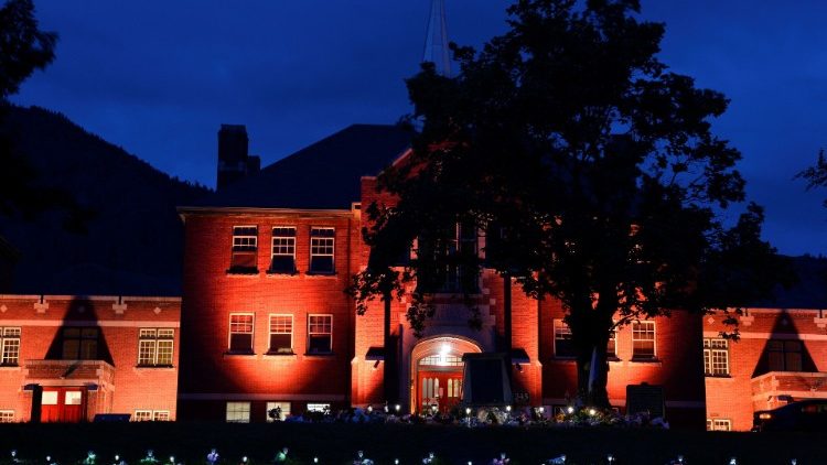 The site of the former Kamloops Residential School