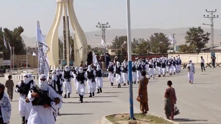 Taliban am 19. August in Qualat