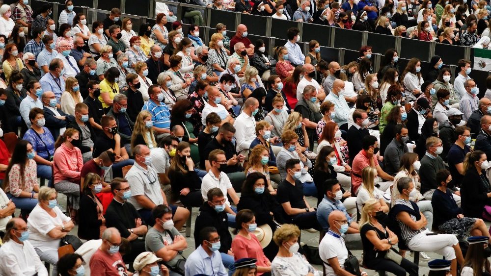 Záber z generálnej audiencie 22. septembra 2021