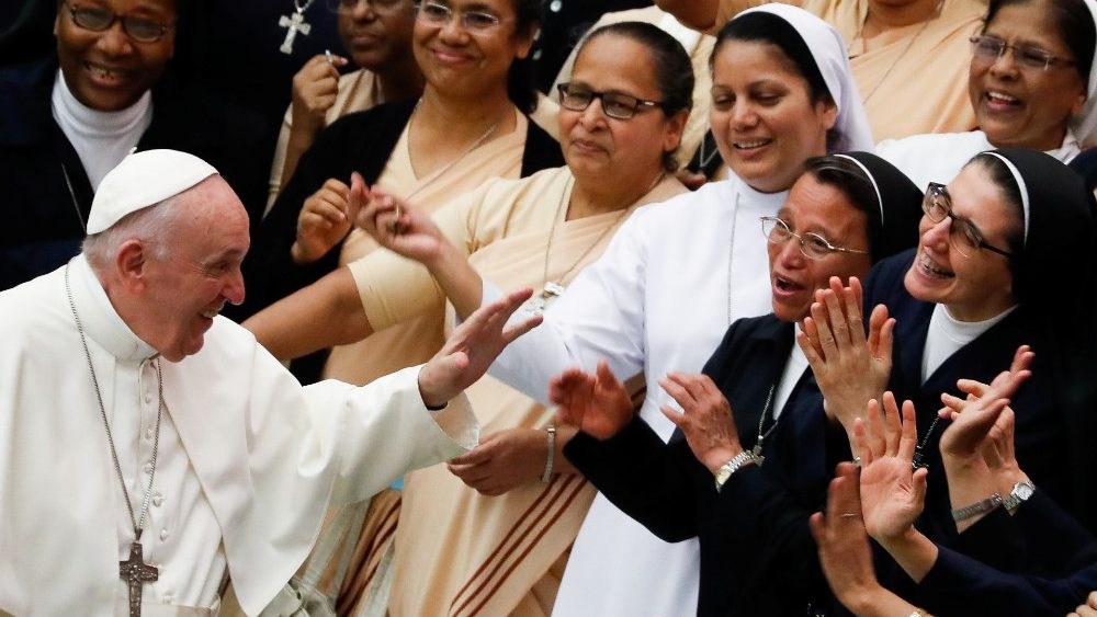 Záber z generálnej audiencie 22. septembra 2021