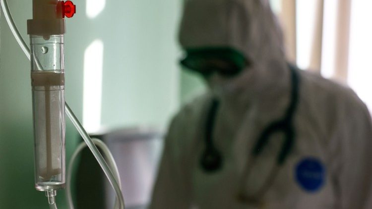 Covid-Abteilung in einem Krankenhaus im russischen Oryol