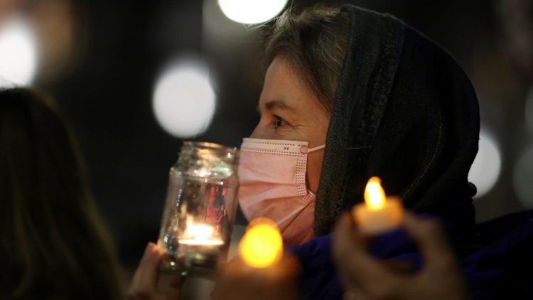 Vigil during the COP26 in Glasgow