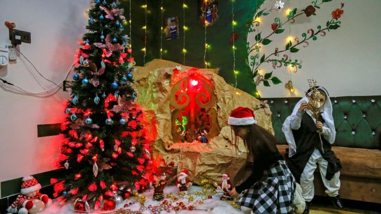 Szopka przygotowana przez dzieci, Irak