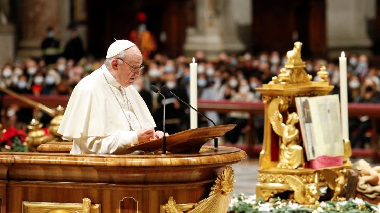 Papież Franciszek na Nieszporach