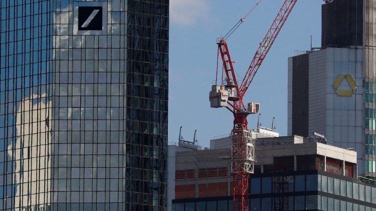 Die Skyline von Frankfurt am Main