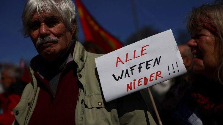 Protest gegen Waffen