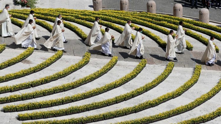 Падчас велікоднай Імшы ў Ватыкане