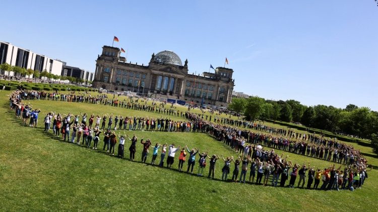 Friedensdemo für die Ukraine in Berlin