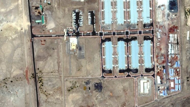 Satellitenbild des Soloda College in Semera, wo nach Augenzeugen-Angaben Hunderte von Zivilisten aus Tigray festgehalten werden