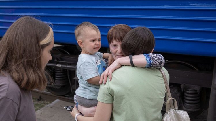 Evakuierung aus dem Donbass in Richtung Lemberg, Ende Juni