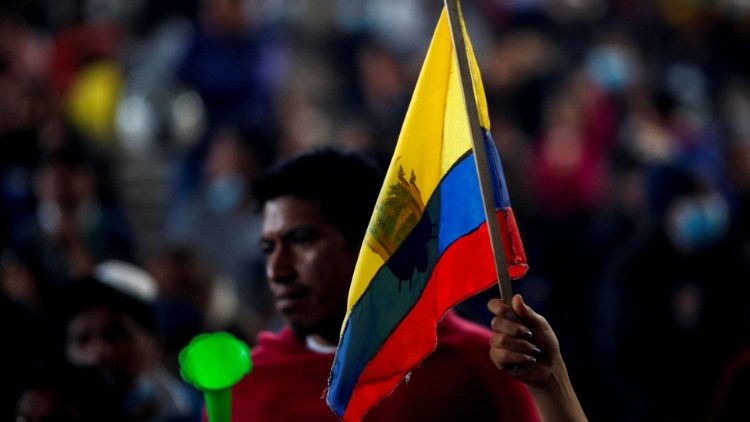 Manifestations autochtones à Quito, capitale équatorienne, le 27 juin 2022. 