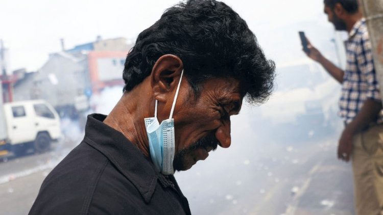 Nach Protesten gegen die Regierung in Sri Lanka 