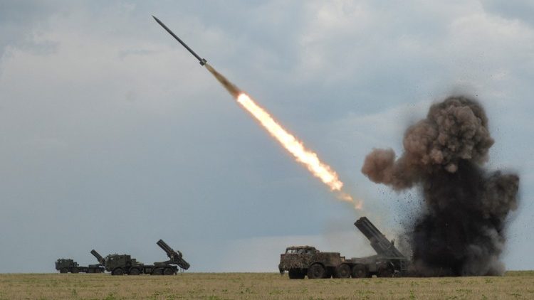 Un'immagine della guerra in Ucraina