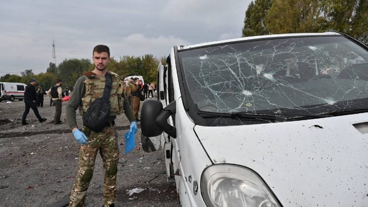 Rosjanie ostrzelali konwój humanitarny pod Zaporożem, 30 września 2022