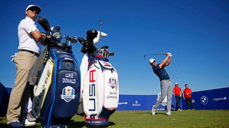 O encontro em Roma de times da Europa e EUA