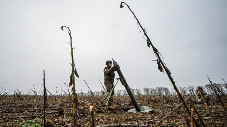 Militari ucraini sulla linea del fronte nella regione di Zaporizhzhia