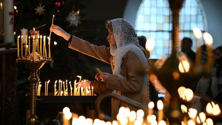 Eine orthodoxe Feier in Berlin