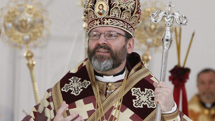 Mgr Sviatoslav Chevtchouk, archevêque majeur de l'Église gréco-catholique ukrainienne. 