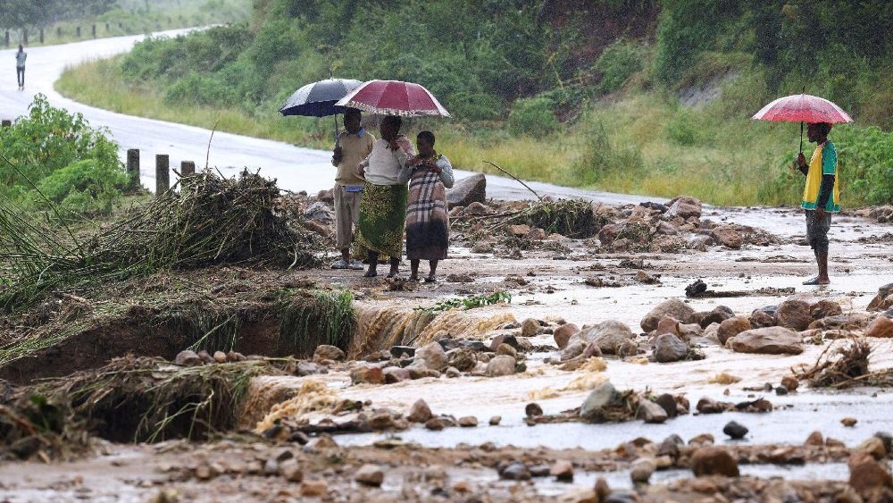 Des victimes du cyclone à Chiradzulu.