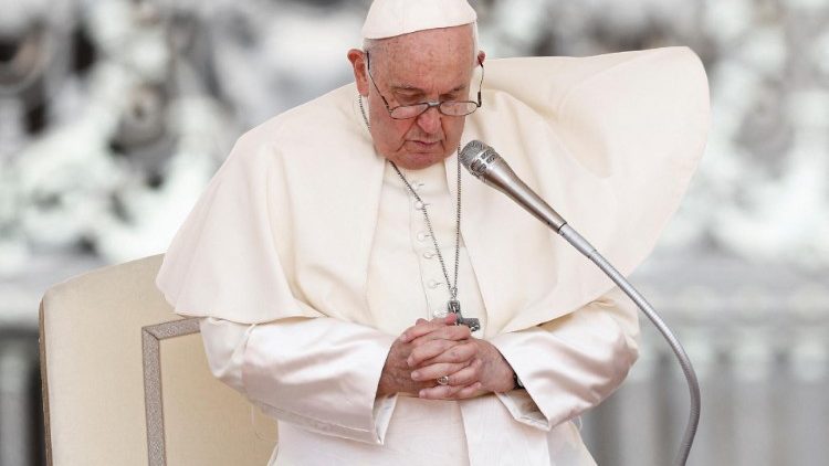 Papst Franziskus bei der Generalaudienz