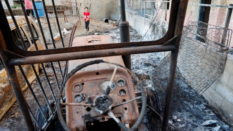 Il campo di Jenin dopo l'operazione dell'esercito israeliano