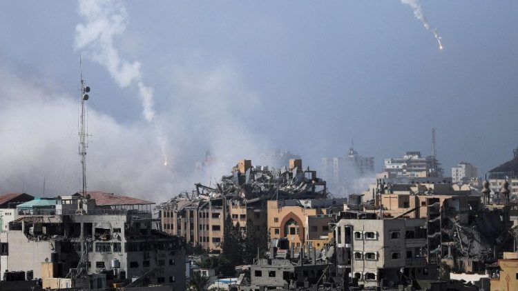 Aftermath of Israeli strike in Gaza City