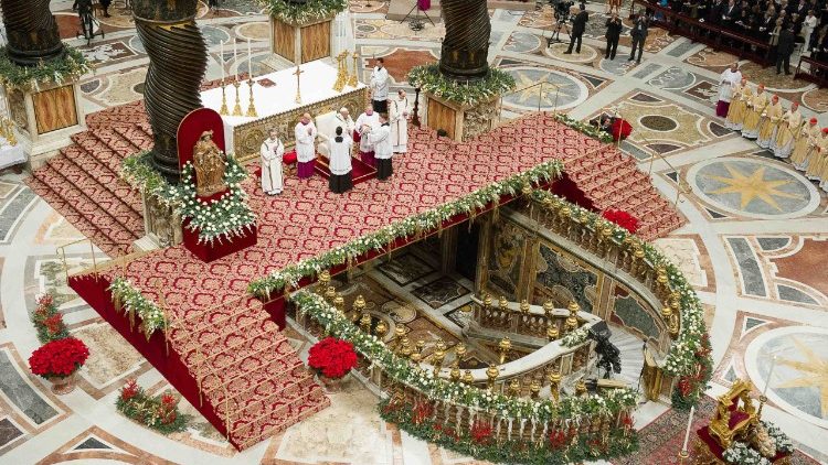 Christmette im Petersdom
